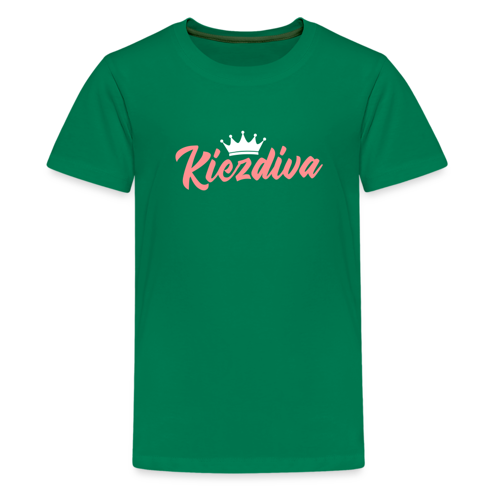 Kiezdiva - Teenager Premium T-Shirt - Kelly Green