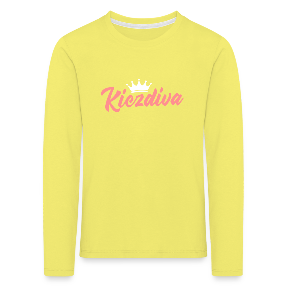 Kiezdiva - Kinder Langarmshirt - Gelb