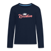 Kiezdiva - Teenager Langarmshirt - Navy