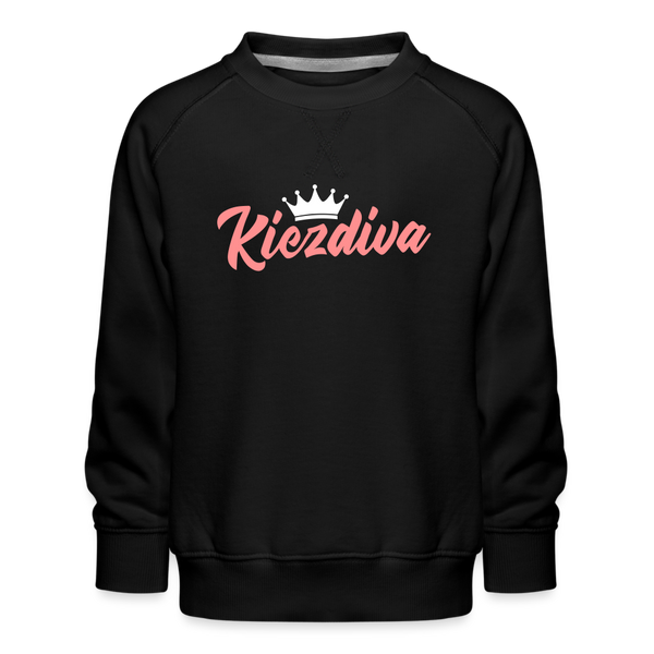 Kiezdiva - Kinder Premium Sweatshirt - Schwarz