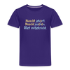 Nüscht jehört, nüscht jesehen, aba allet mitjekricht. - Kinder Premium T-Shirt - Lila