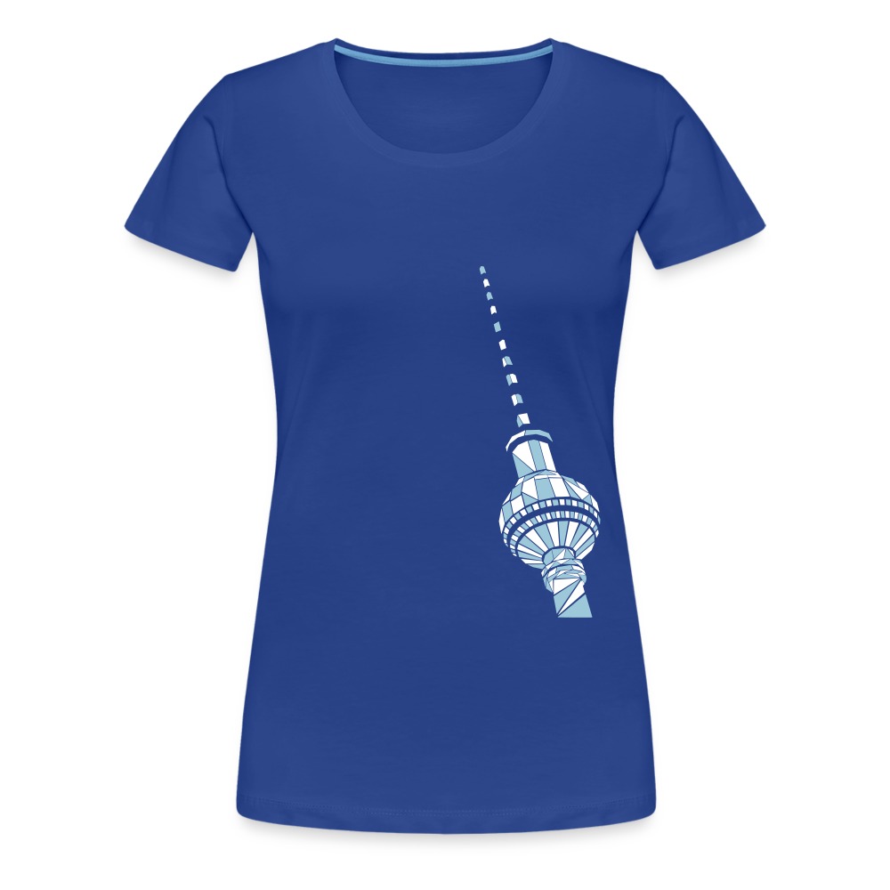 Fernsehturm Geometrie - Frauen Premium T-Shirt - Königsblau