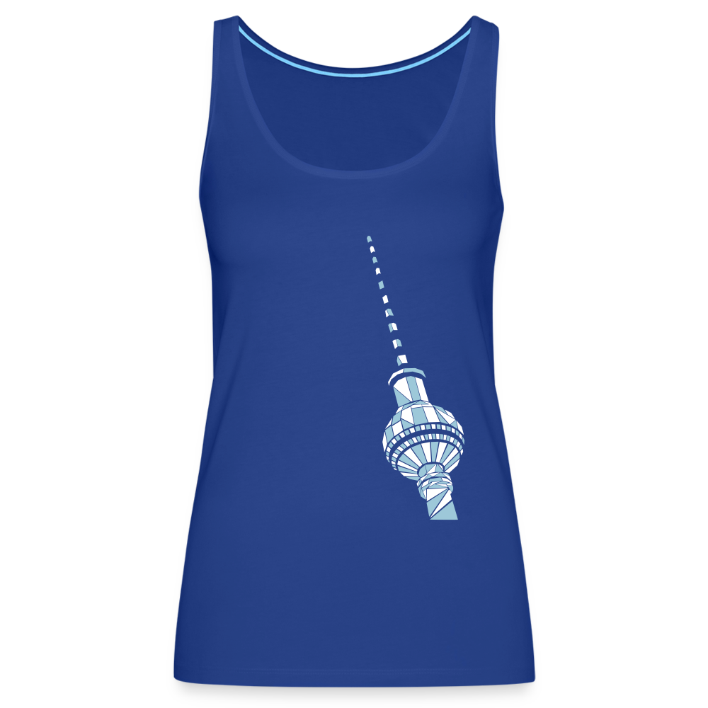 Fernsehturm Geometrie - Frauen Premium Tank Top - Königsblau