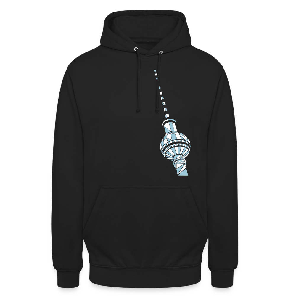 Fernsehturm Geometrie - Unisex Hoodie - Schwarz