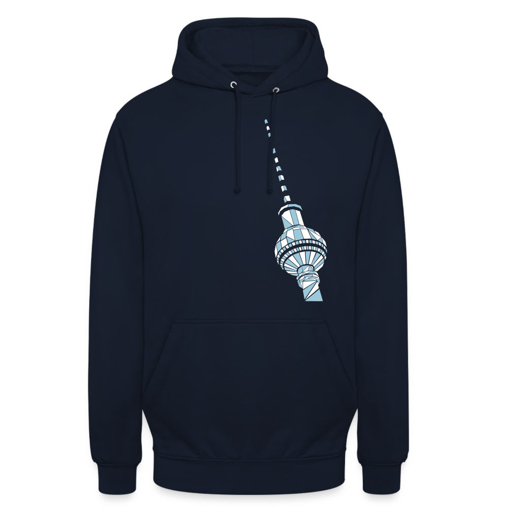 Fernsehturm Geometrie - Unisex Hoodie - Navy