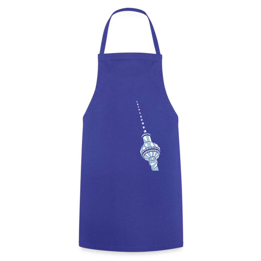 Fernsehturm Geometrie - Kochschürze - Royalblau