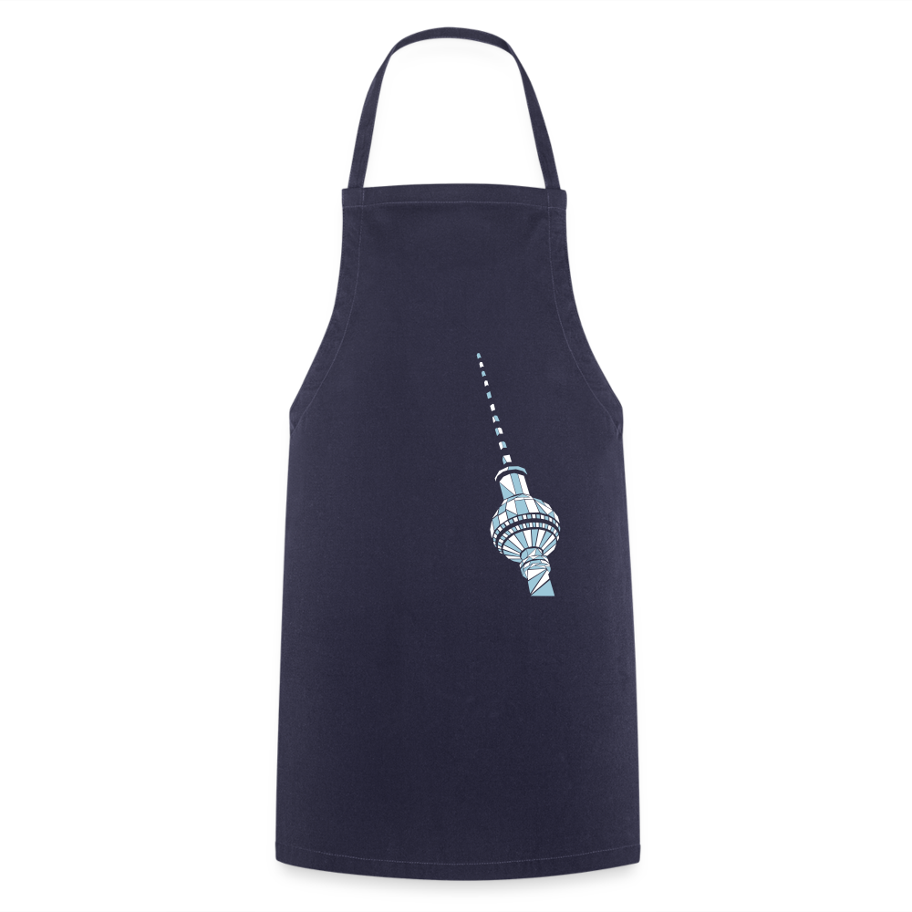 Fernsehturm Geometrie - Kochschürze - Navy