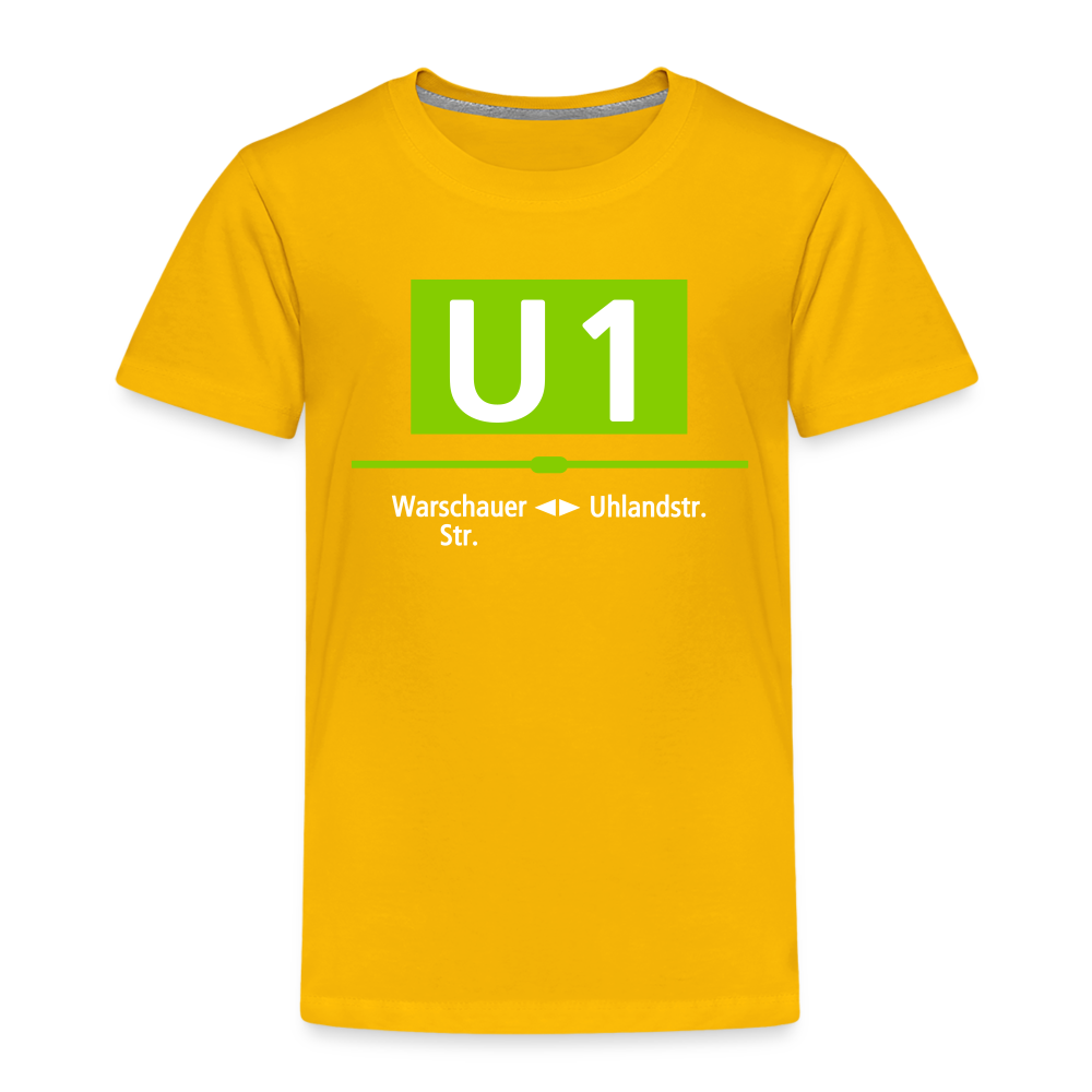 U1 - Kinder Premium T-Shirt - Sonnengelb