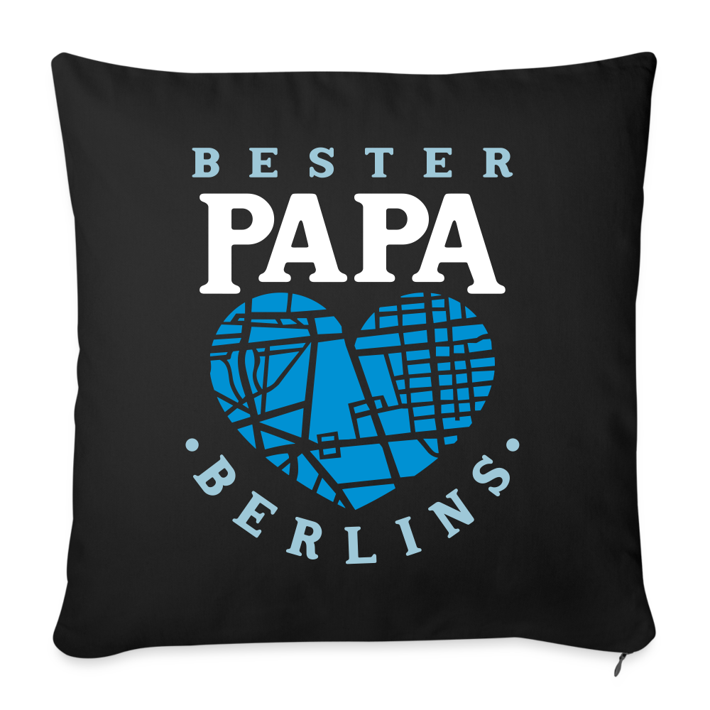 Bester Papa - Sofakissen mit Füllung 44 x 44 cm - Schwarz