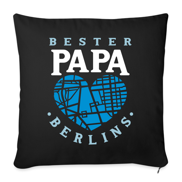 Bester Papa - Sofakissen mit Füllung 44 x 44 cm - Schwarz