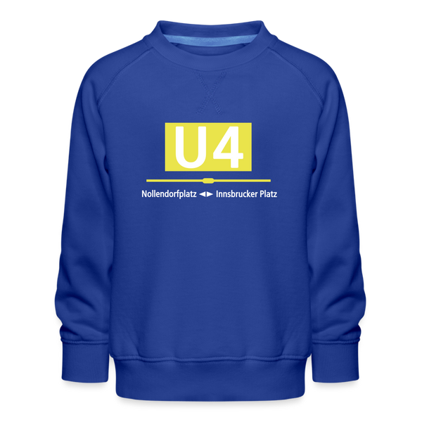 U4 - Kinder Premium Sweatshirt - Royalblau