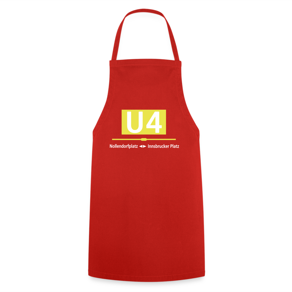 U4 - Kochschürze - Rot