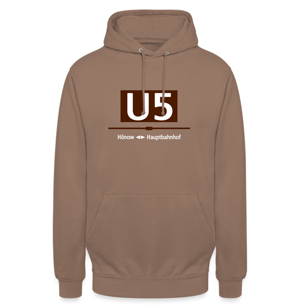 U5 - Unisex Hoodie - Mokka