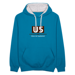 U5 - Kontrast Hoodie
