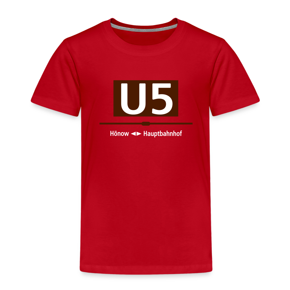 U5 - Kinder Premium T-Shirt - Rot