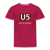U5 - Kinder Premium T-Shirt - dunkles Pink