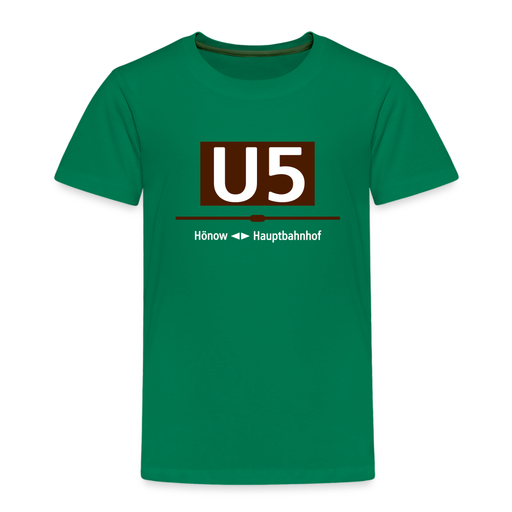 U5 - Kinder Premium T-Shirt - Kelly Green