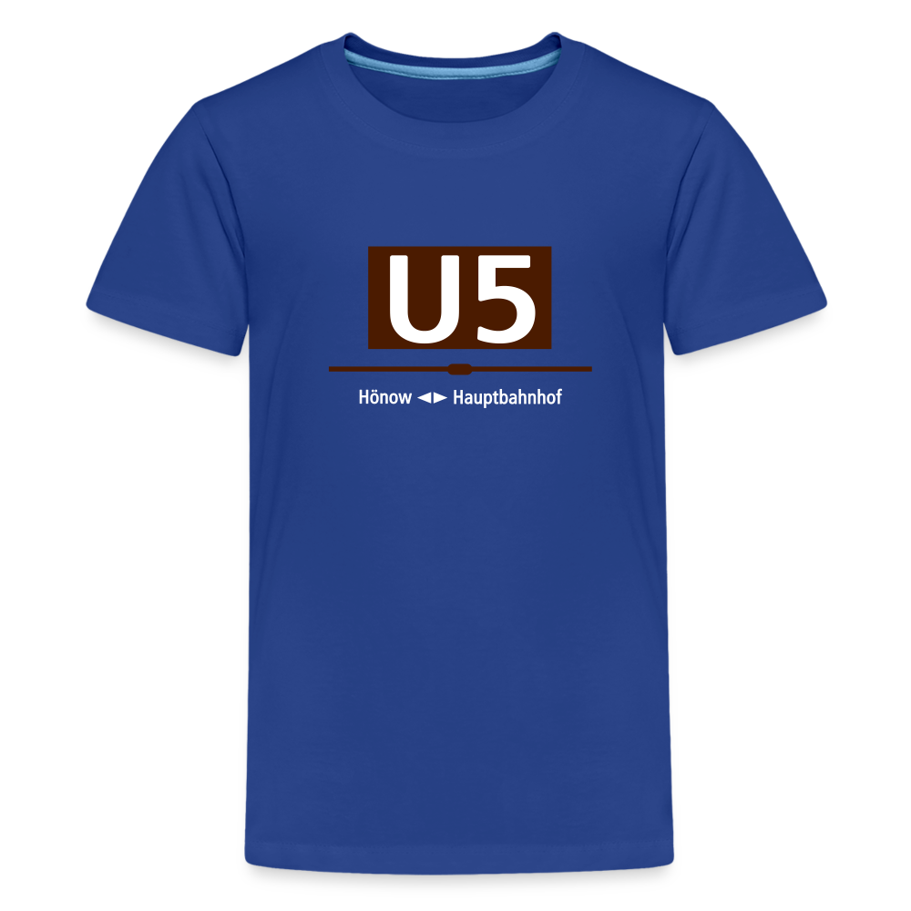 U5 - Teenager Premium T-Shirt - Königsblau