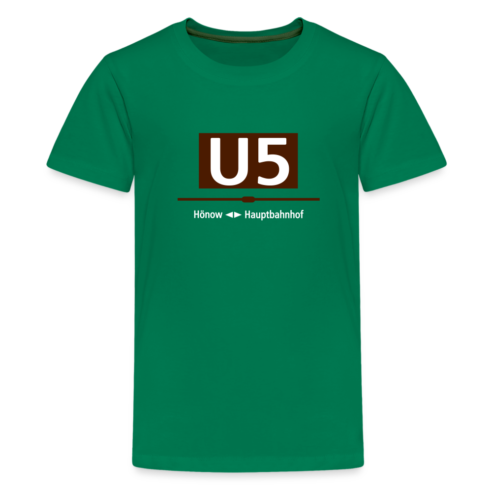 U5 - Teenager Premium T-Shirt - Kelly Green