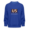 U5 - Kinder Premium Sweatshirt - Royalblau