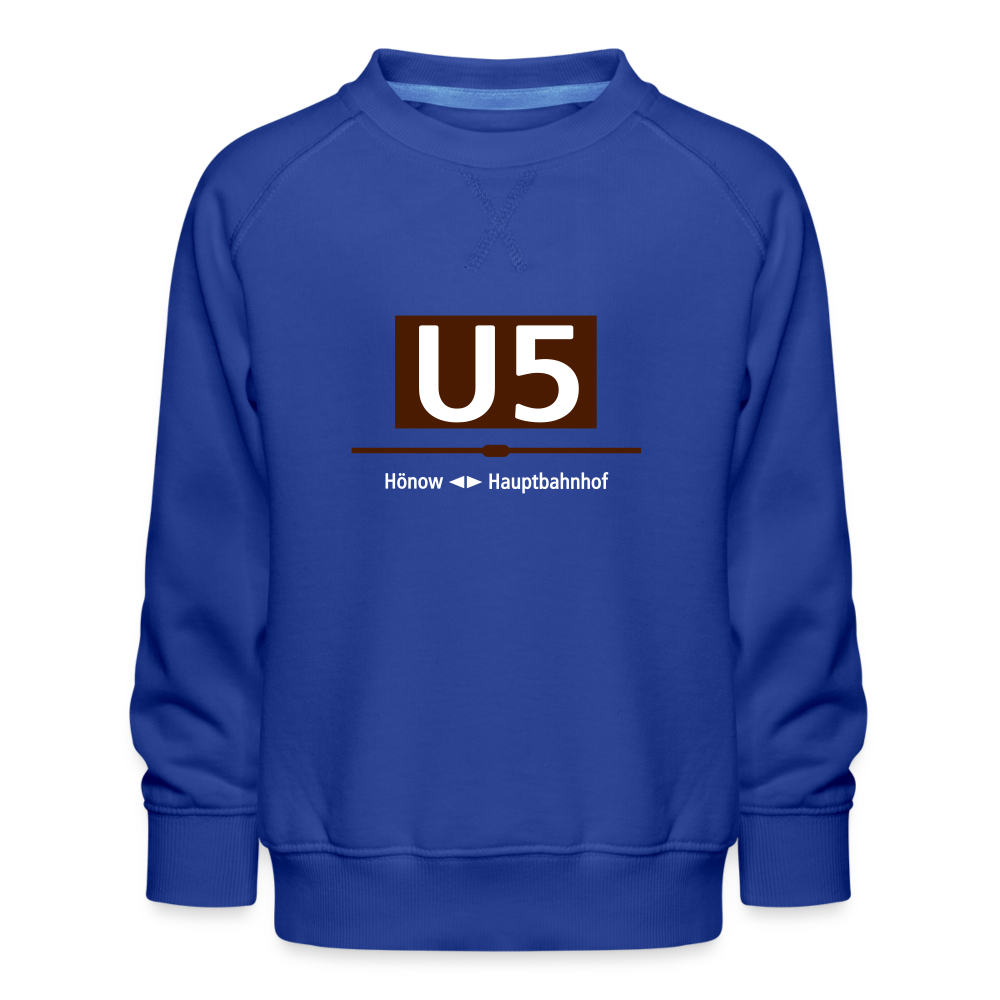U5 - Kinder Premium Sweatshirt - Royalblau