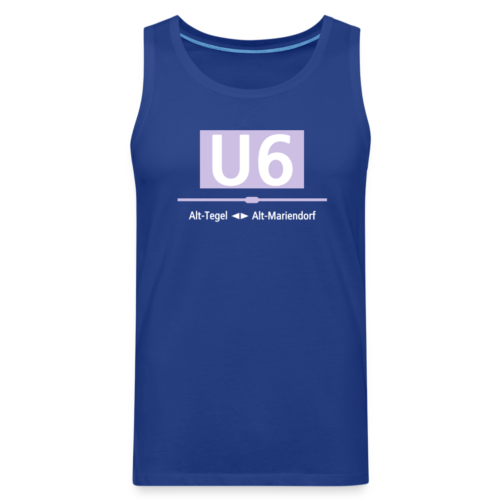 U6 - Männer Premium Tank Top - Königsblau