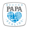 Bester Papa - Kühlschrankmagnet - Weiß
