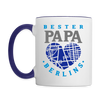 Bester Papa - Tasse zweifarbig