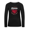 Beste Mama - Frauen Premium Langarmshirt - Schwarz