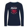 Beste Mama - Frauen Premium Langarmshirt - Navy
