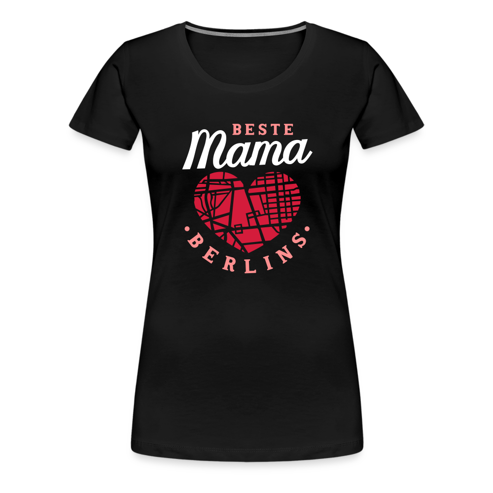 Beste Mama - Frauen Premium T-Shirt - Schwarz