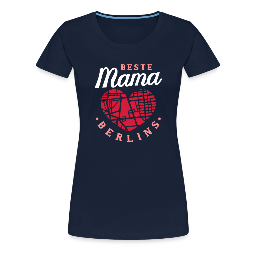Beste Mama - Frauen Premium T-Shirt - Navy
