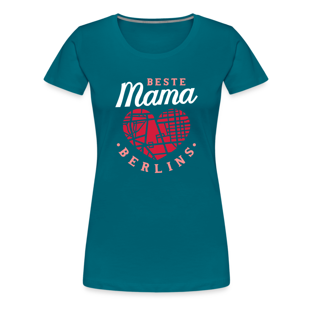 Beste Mama - Frauen Premium T-Shirt - Divablau