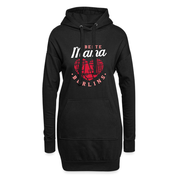 Beste Mama - Hoodie-Kleid - Schwarz