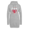 Beste Mama - Hoodie-Kleid - Grau meliert