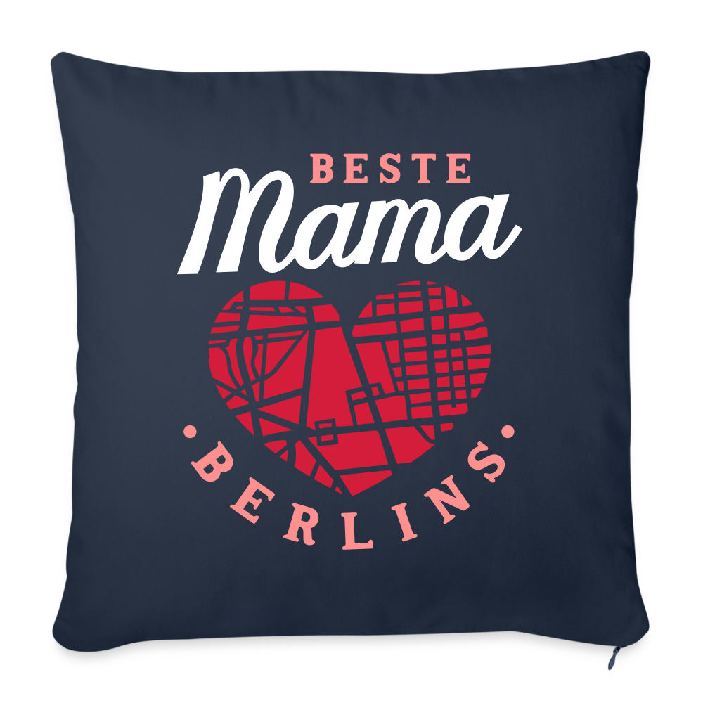 Beste Mama - Sofakissen mit Füllung (45 x 45 cm) - Navy