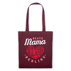 Beste Mama - Stoffbeutel - Burgunderrot