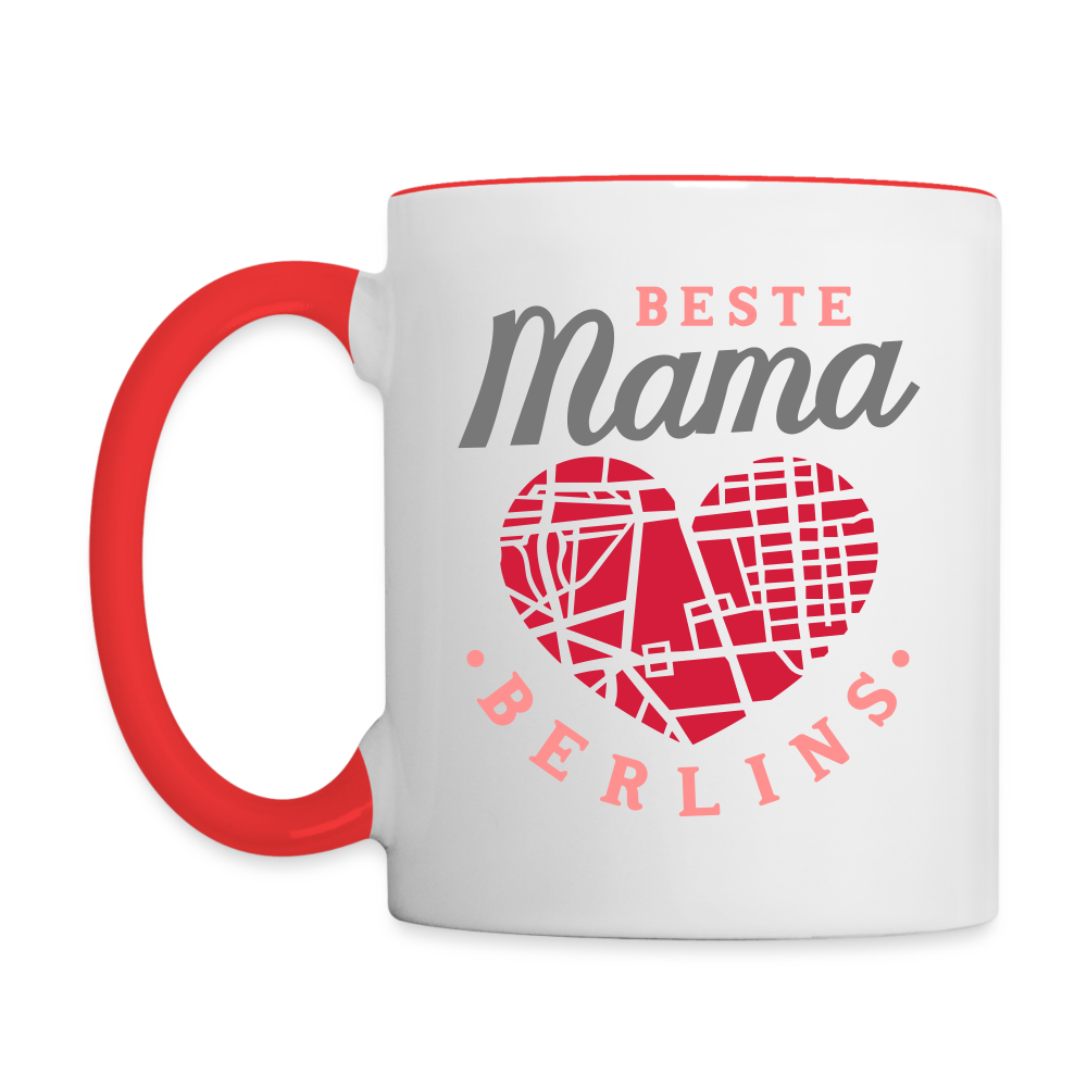 Beste Mama - Tasse zweifarbig