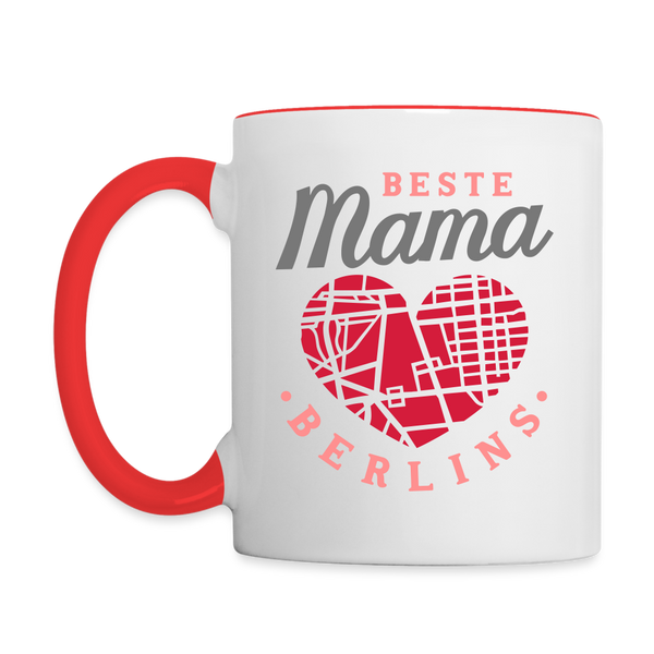 Beste Mama - Tasse zweifarbig
