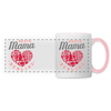 Beste Mama - Tasse zweifarbig - Weiß/Pink