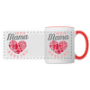 Beste Mama - Tasse zweifarbig - Weiß/Rot
