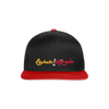 Lächeln beim Nörgeln - Snapback Cap - Schwarz/Rot