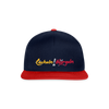Lächeln beim Nörgeln - Snapback Cap - Navy/Rot
