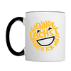 Wennde lachst, mach ick mit! - Tasse zweifarbig