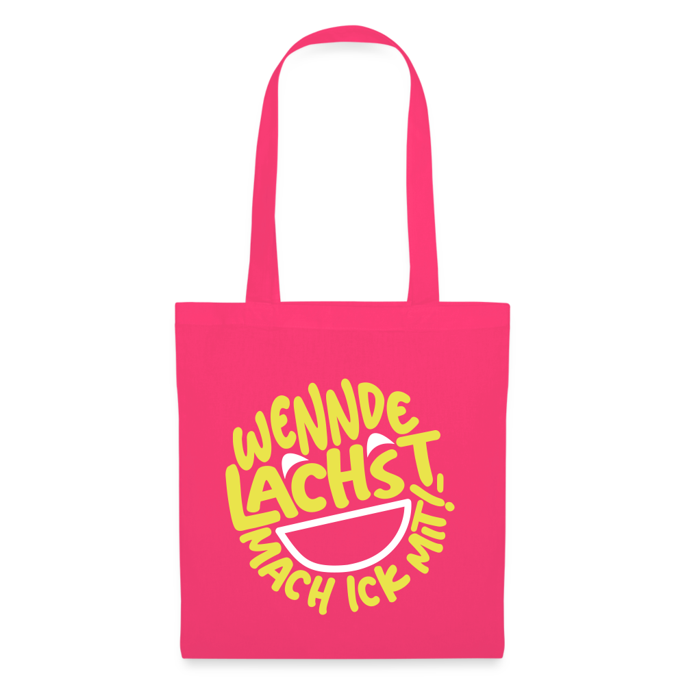 Wennde lachst, mach ick mit! - Stoffbeutel - Azalea