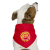 Wennde lachst, mach ick mit! - Hunde-Bandana - Rot