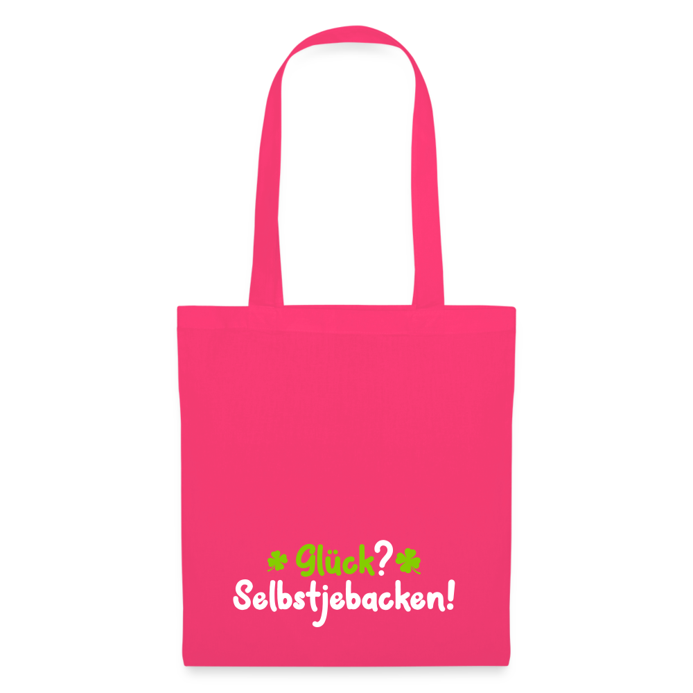 Glück? Selbstjebacken - Stoffbeutel - Azalea