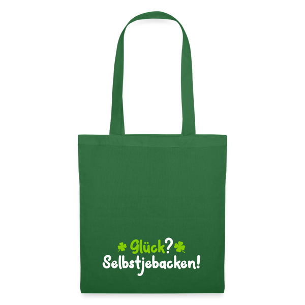 Glück? Selbstjebacken - Stoffbeutel - Fichte