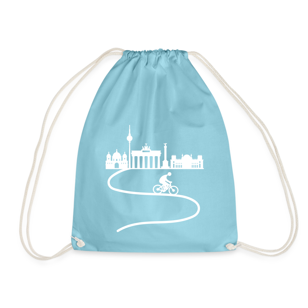 Aus der Stadt - Turnbeutel - Aqua