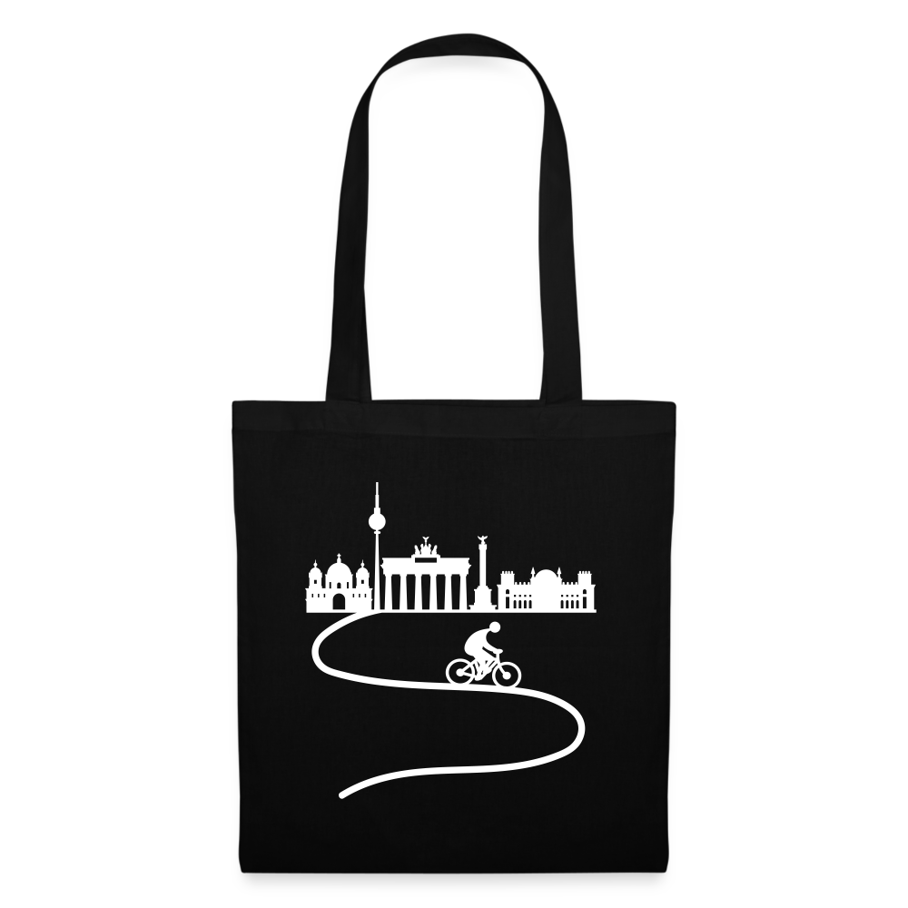 Aus der Stadt - Stoffbeutel - Schwarz